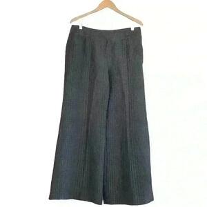 Georgio Armani Black, Houndstooth Palazzo Pants, Size 10/42